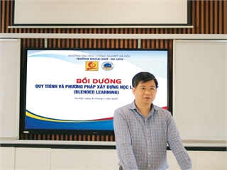 Tập huấn và bồi dưỡng quy trình và phương pháp xây dựng học liệu kết hợp (Blended learning)