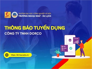 Công ty TNHH Dorco tuyển dụng
