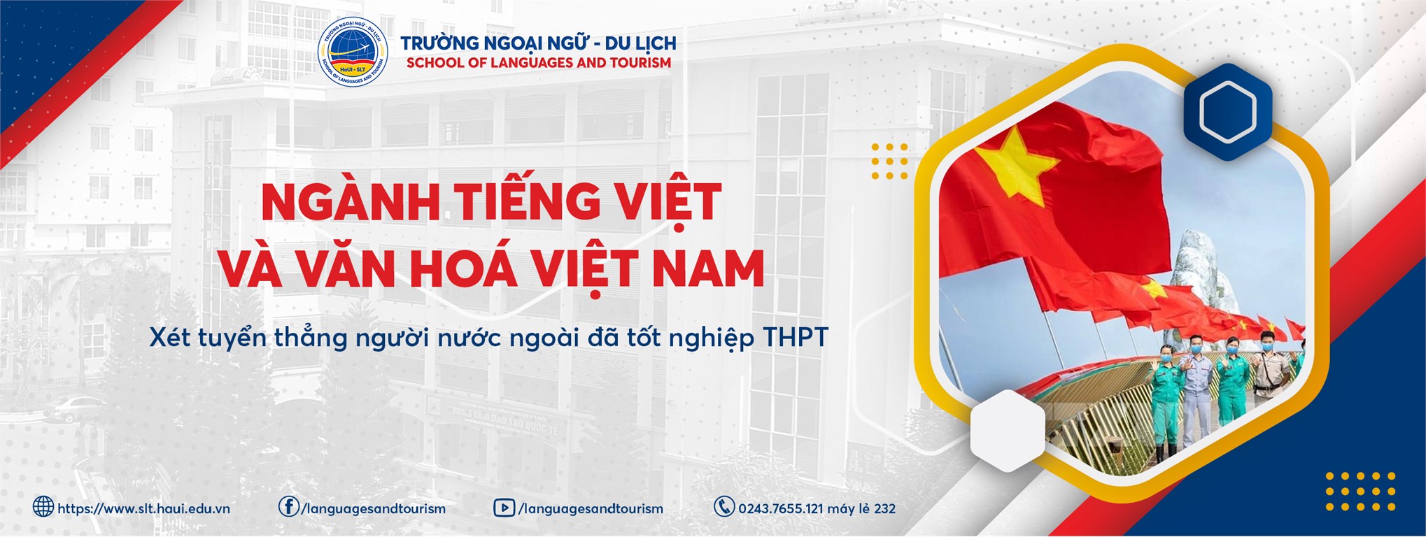 Ngành Tiếng Việt và văn hóa Việt Nam - Trường Ngoại ngữ - Du lịch