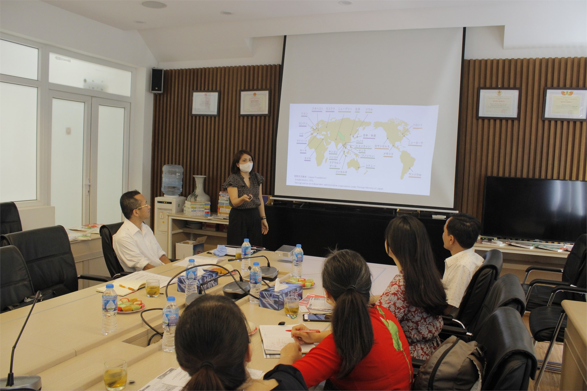 Tiếp đoàn Trung tâm giao lưu Văn hóa Nhật Bản tại Việt Nam