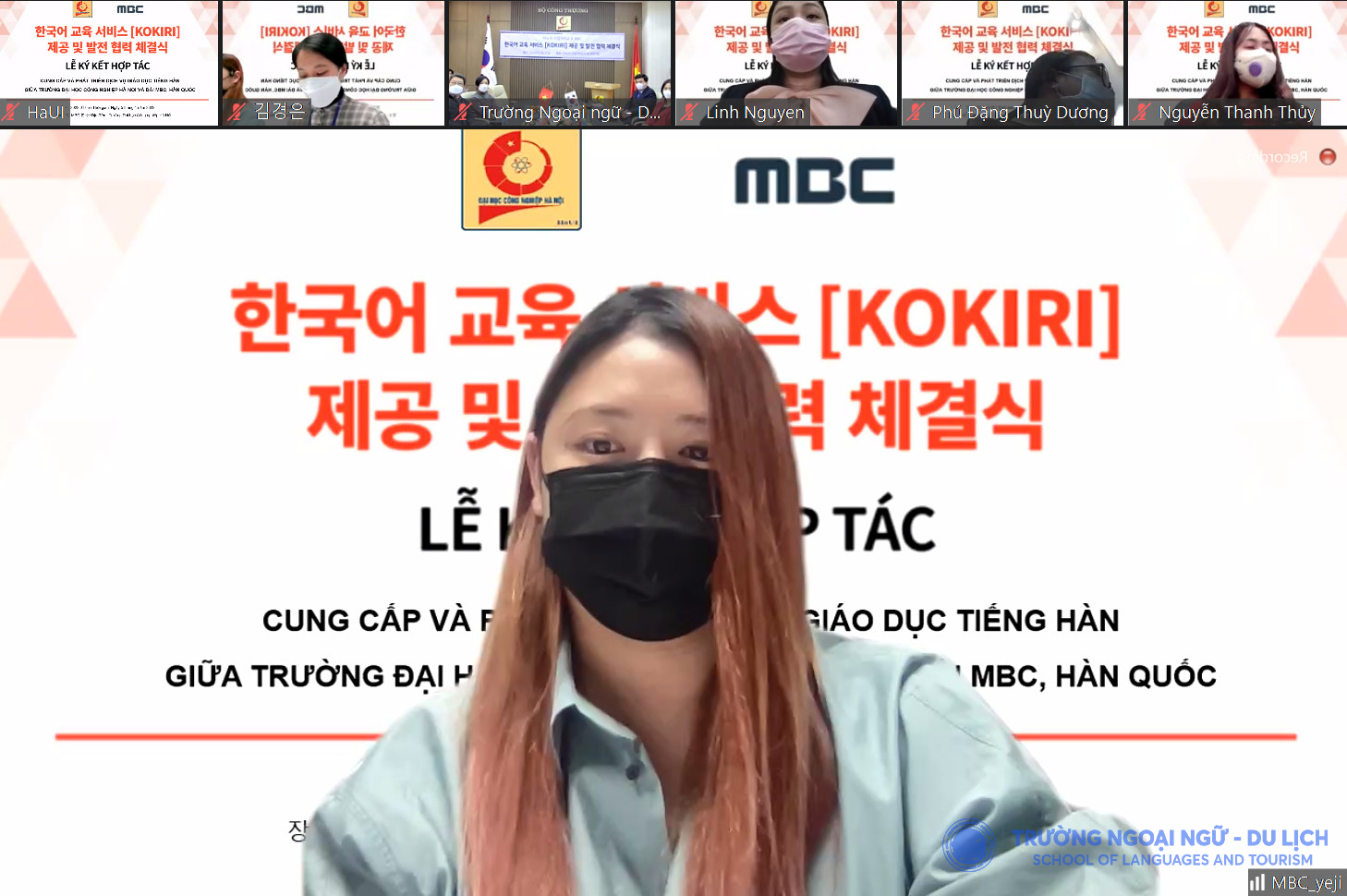 Lễ ký kết Biên bản ghi nhớ hợp tác (MOU) với Đài truyền hình MBC Hàn Quốc