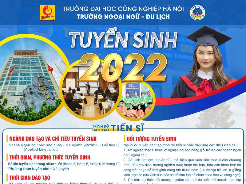 Thông tin tuyển sinh năm 2022