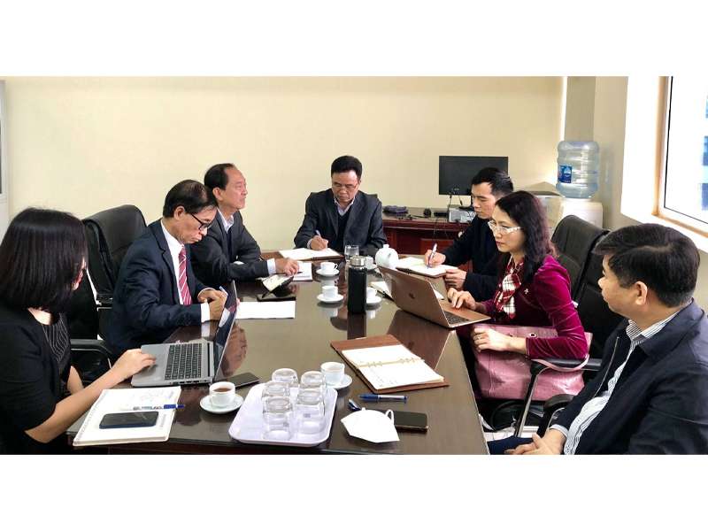 Trường Ngoại ngữ - Du lịch làm việc với Hội Ngôn ngữ học Việt Nam về kế hoạch tổ chức Hội thảo Ngôn ngữ học toàn quốc lần thứ 22