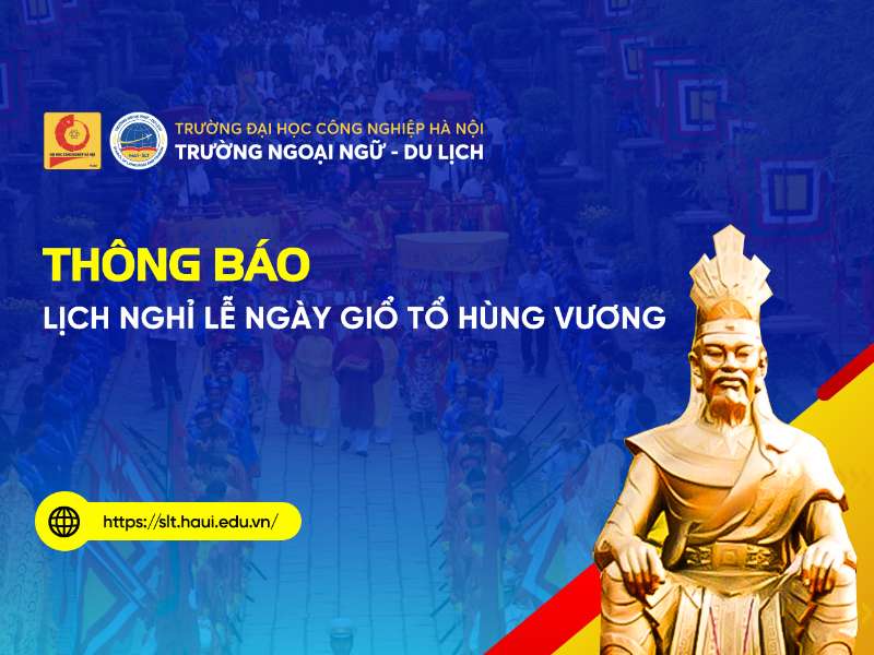 Thông báo lịch nghỉ Lễ ngày giỗ tổ Hùng Vương