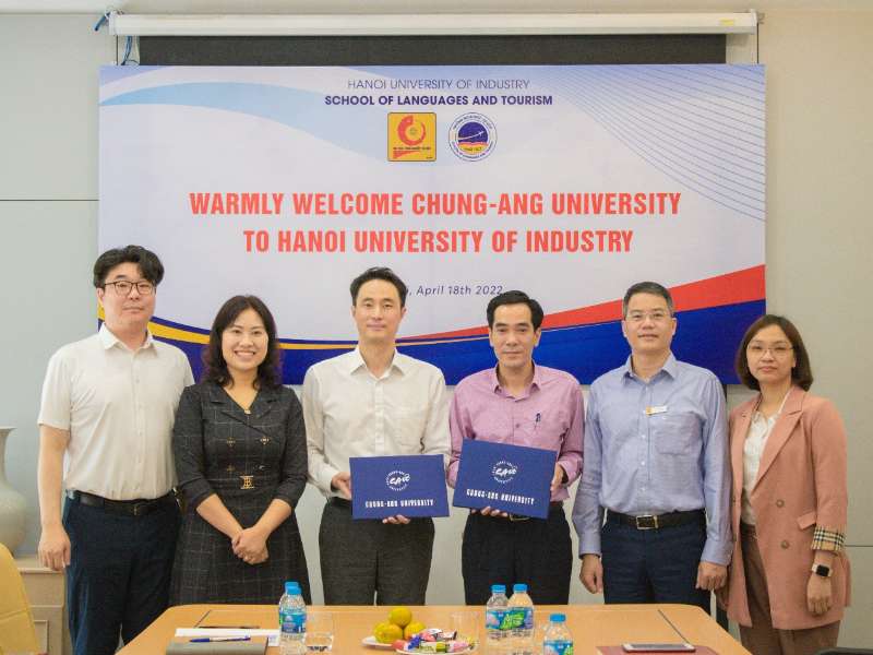 Ký kết Biên bản ghi nhớ hợp tác (MOU) với Trường Đại học Chung-Ang, Hàn Quốc
