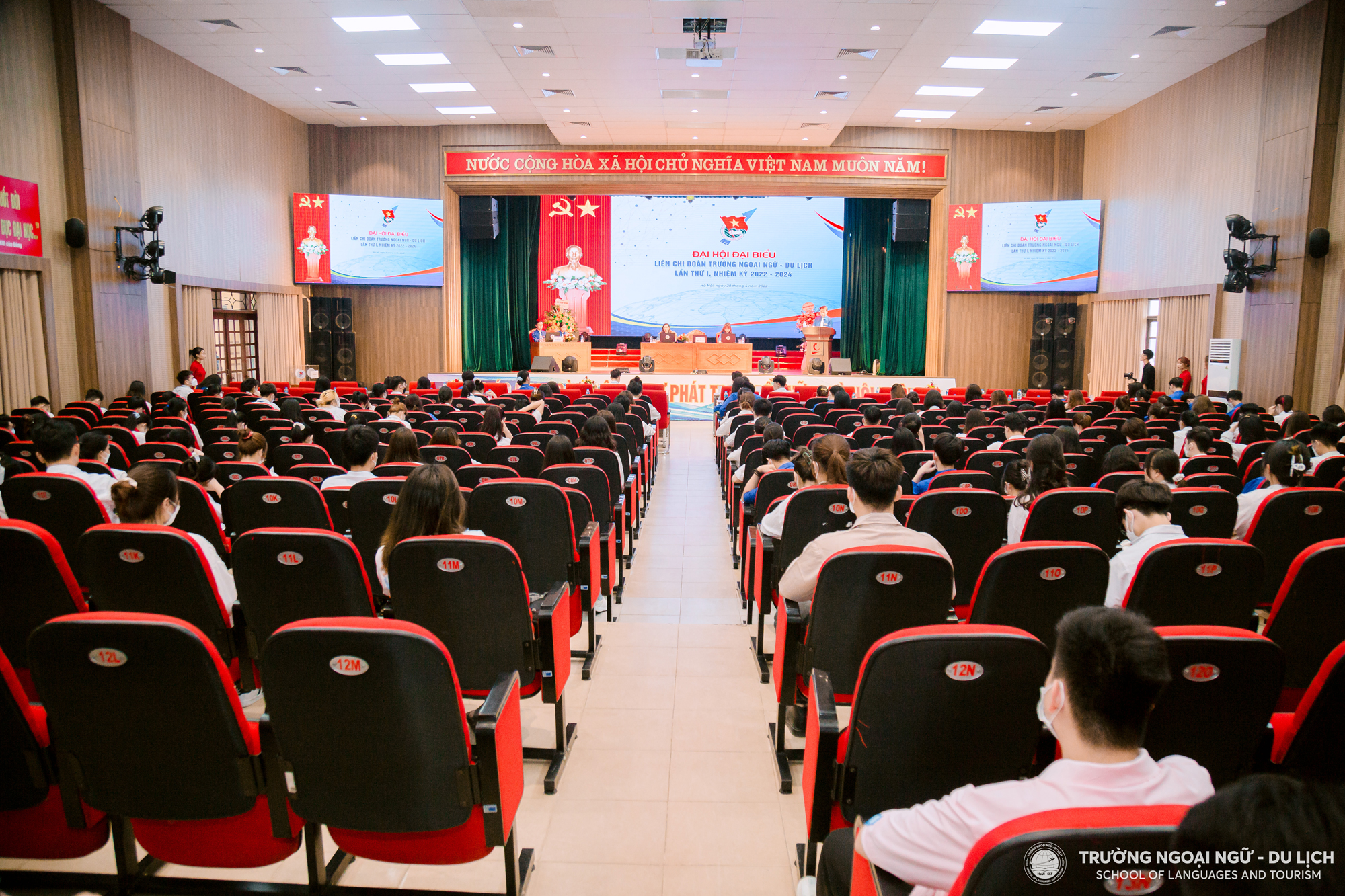 Đại hội đại biểu Liên chi Đoàn Trường Ngoại ngữ - Du lịch lần thứ I, nhiệm kỳ 2022 – 2024