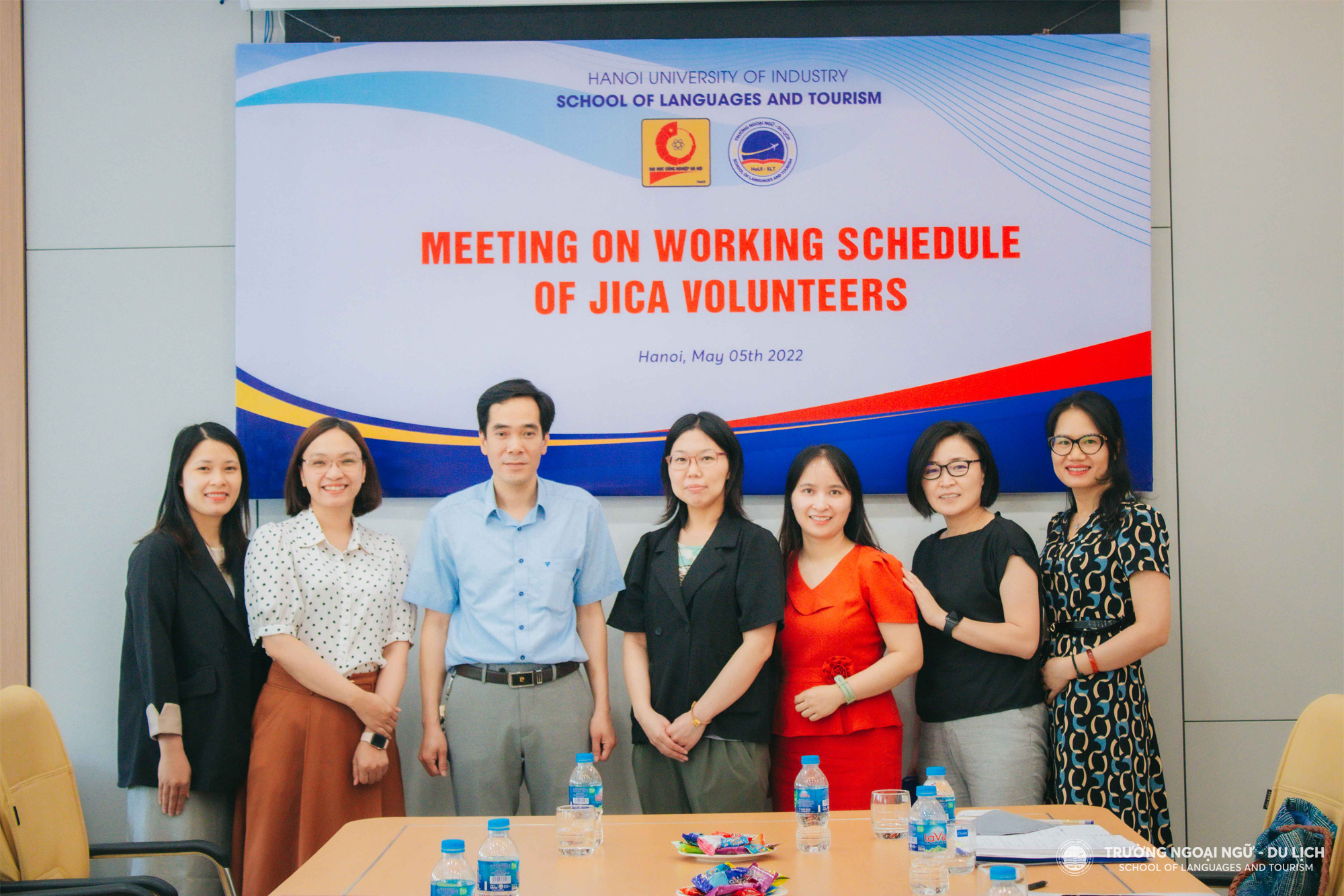 Đón tiếp Đại diện văn phòng Tổ chức Hợp tác Phát triển Nhật Bản (JICA) và trao đổi hỗ trợ các hoạt động của tình nguyện viên JICA tại Trường Ngoại ngữ - Du lịch