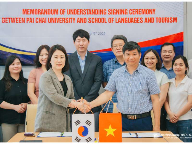Ký kết biên bản ghi nhớ hợp tác (MOU) với Đại học Pai Chai Hàn Quốc