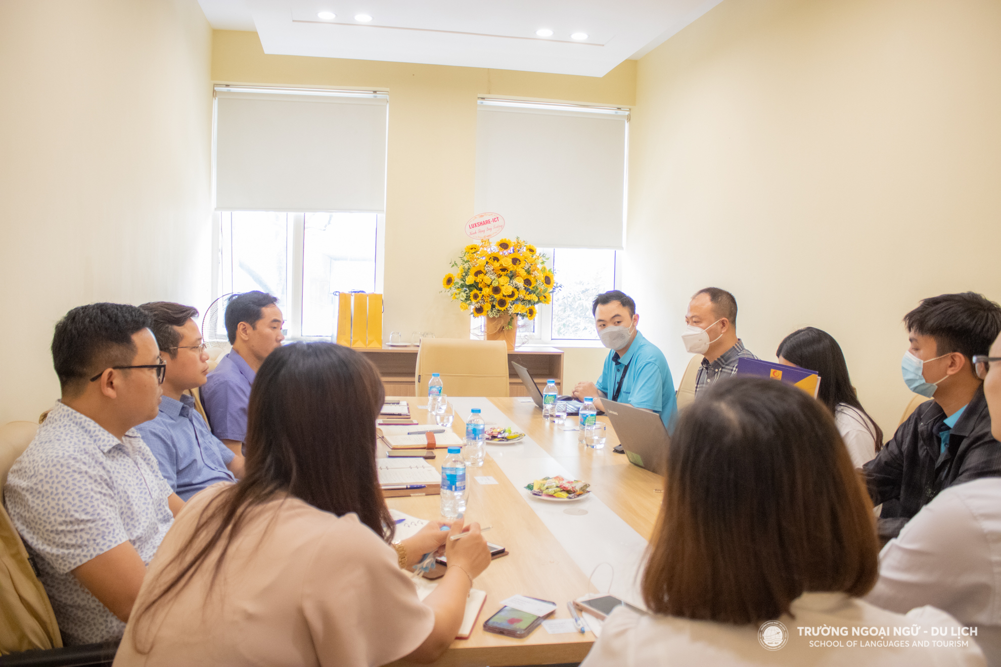 Tiếp đoàn làm việc với Công ty TNHH Luxshare – ICT Việt Nam