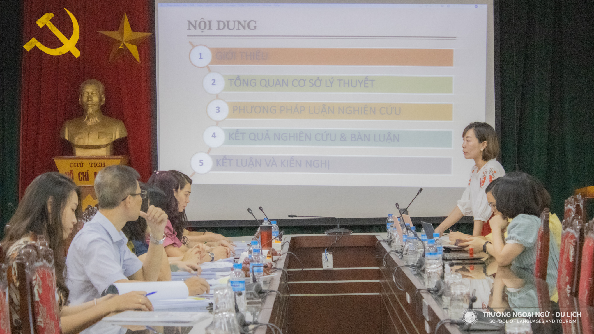Nghiệm thu đề tài do TS. Nguyễn Thị Hương chủ nhiệm