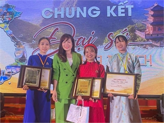 Sinh viên Khoa Du lịch đạt giải cao tại đêm chung kết Cuộc thi Đại sứ Văn hóa Du lịch