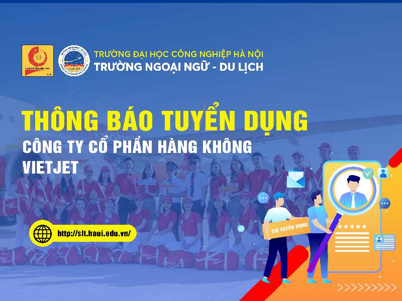 Công ty Cổ phần Hàng không VietJet tuyển dụng nhân viên dịch vụ hành khách