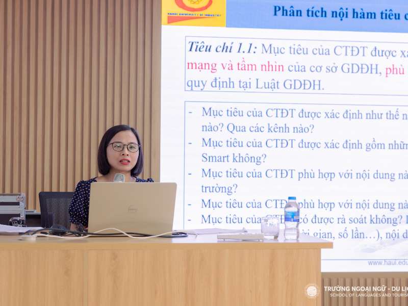 Tập huấn Hướng dẫn viết báo cáo kiểm định chương trình đào tạo trình độ đại học năm 2022