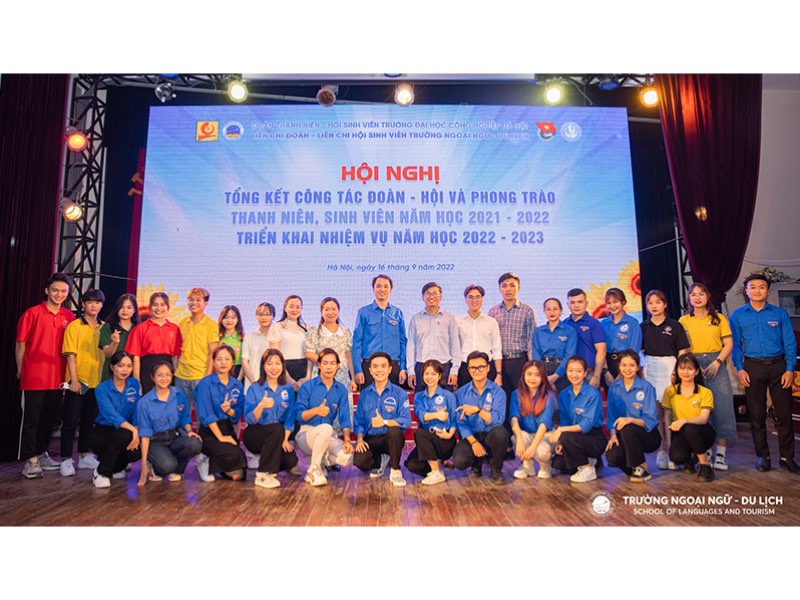 Hội nghị tổng kết công tác Đoàn - Hội và phong trào thanh niên, sinh viên năm học 2021 - 2022; triển khai nhiệm vụ năm học 2022 - 2023
