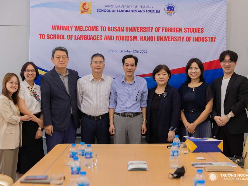 Tiếp đón và làm việc với Trường Đại học Busan, Hàn Quốc