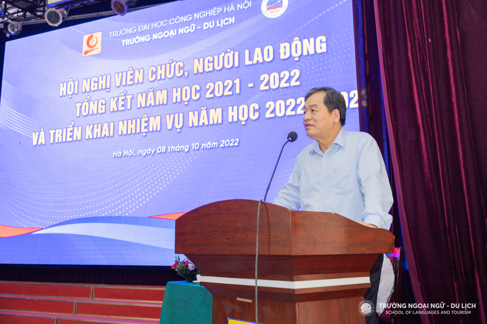 Hội nghị viên chức, người lao động, tổng kết năm học 2021-2022 và triển khai nhiệm vụ năm học 2022-2023
