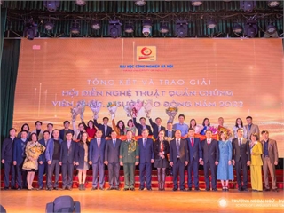 Trường Ngoại ngữ - Du lịch, Đại học Công nghiệp Hà Nội giành giải cao tại Hội diễn nghệ thuật quần chúng 2022