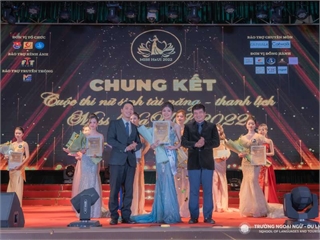 Sinh viên Trường Ngoại ngữ - Du lịch, Đại học Công nghiệp Hà Nội xuất sắc đạt giải Á khôi 2 tại Cuộc thi Miss HaUI 2022