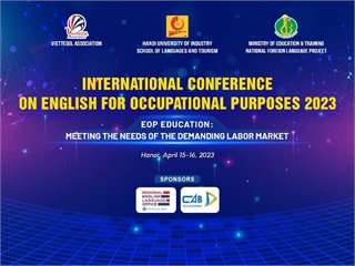 International Conference On English For Occupational Purposes 2023: “EOP Education: Meeting the needs of the demanding labor market”