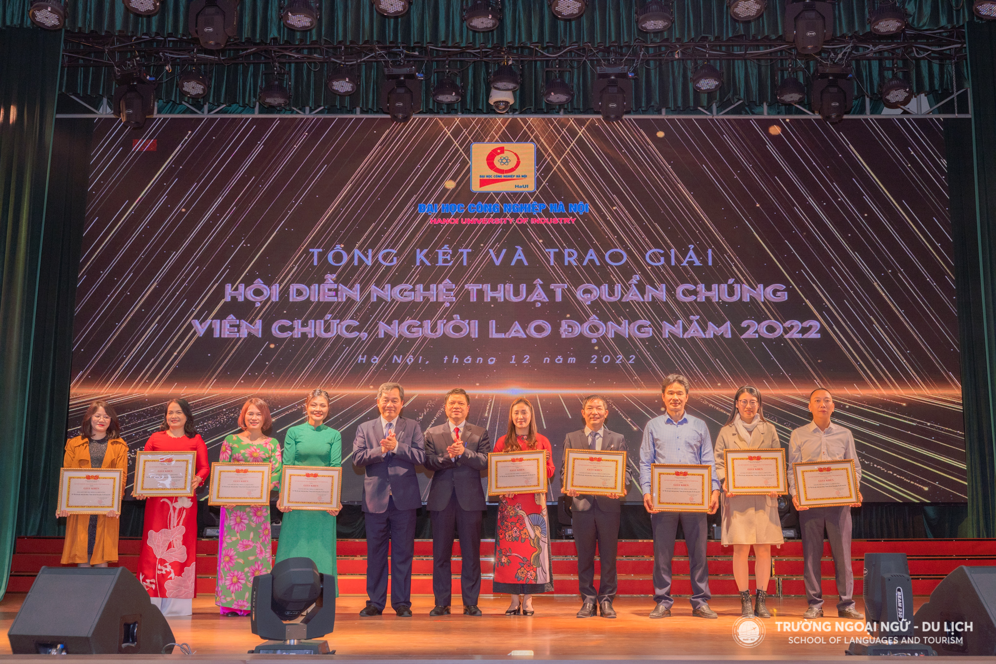 Trường Ngoại ngữ - Du lịch giành giải cao tại Hội diễn nghệ thuật quần chúng 2022