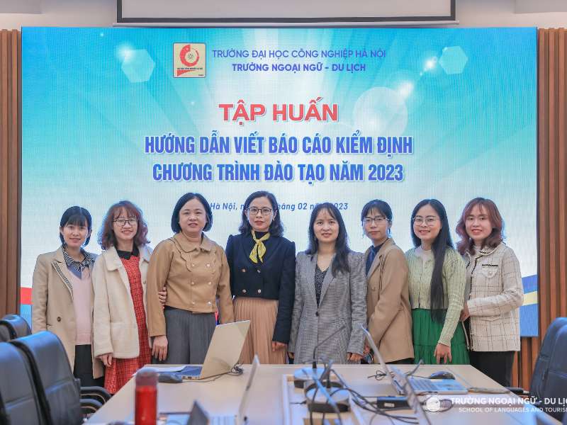 Tập huấn Hướng dẫn viết báo cáo kiểm định chương trình đào tạo năm 2023