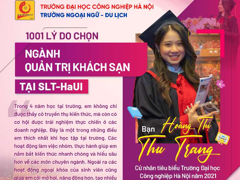 Giải mã sức hút của ngành Quản trị khách sạn với thế hệ GenZ