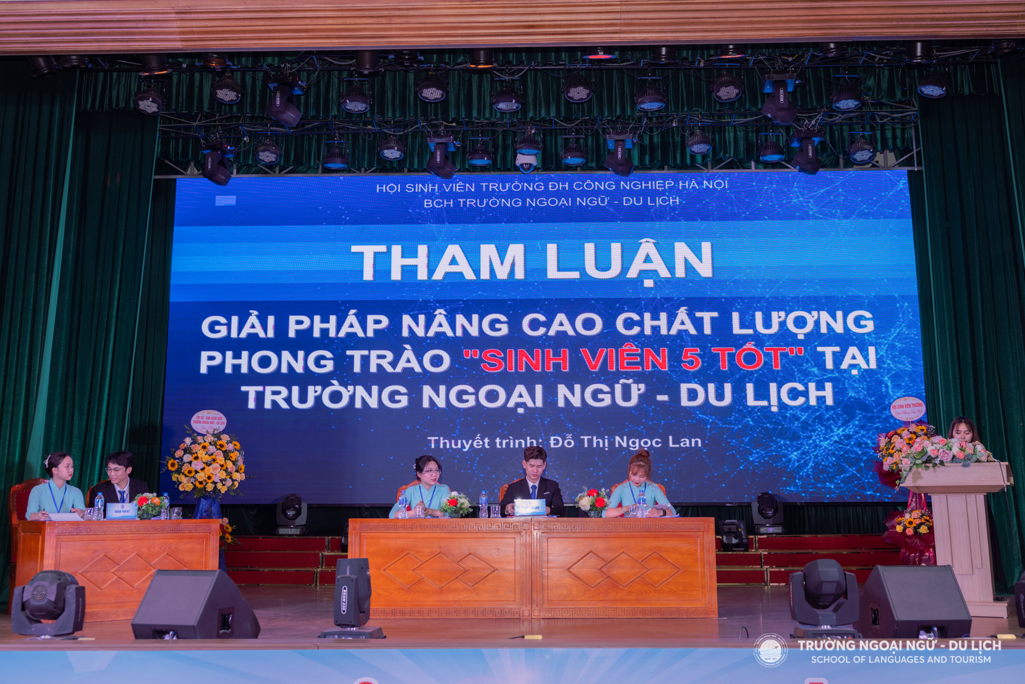 Đại hội đại biểu Liên chi Hội Sinh viên Trường Ngoại ngữ - Du lịch lần thứ I, nhiệm kỳ 2023 - 2025