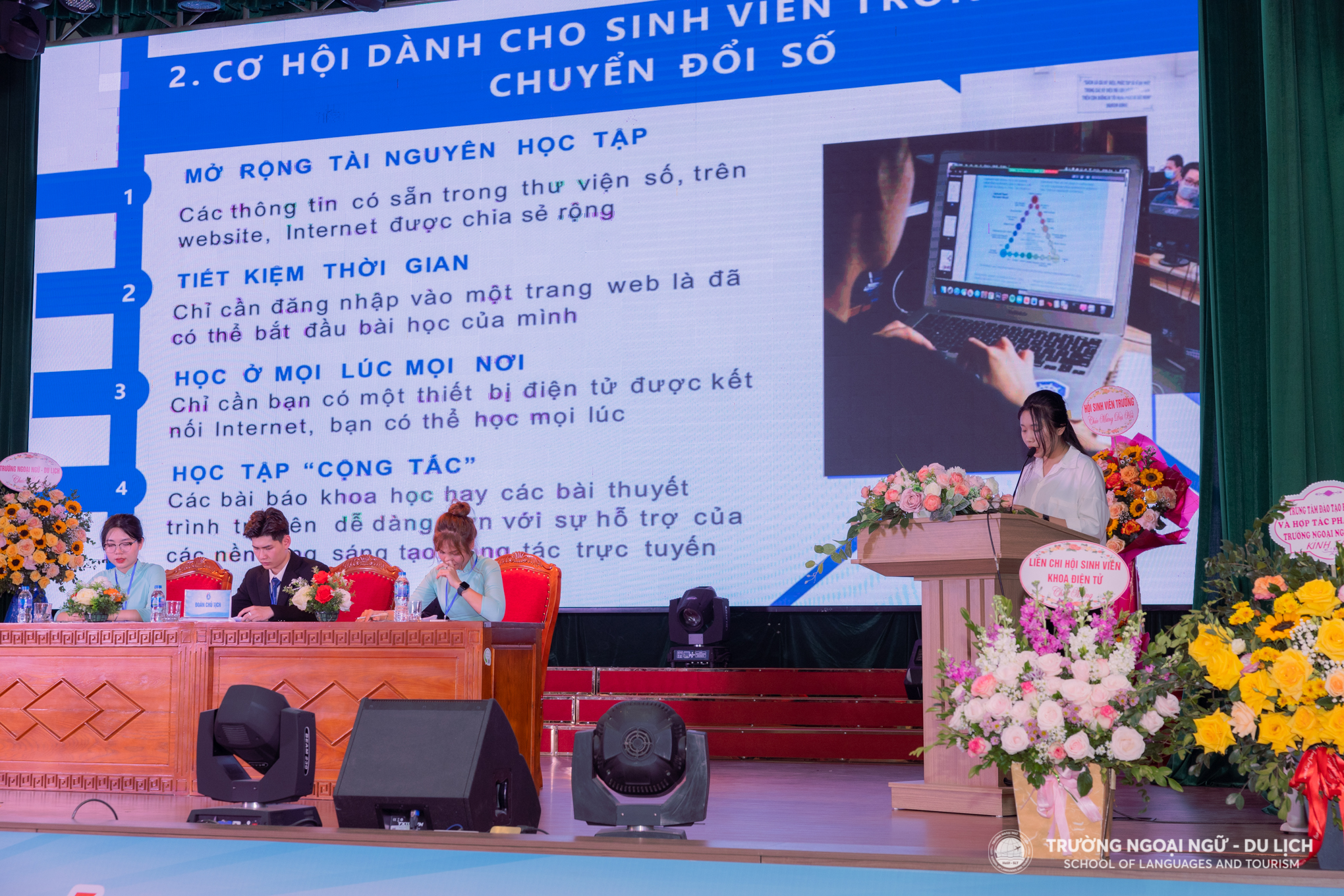 Đại hội đại biểu Liên chi Hội Sinh viên Trường Ngoại ngữ - Du lịch lần thứ I, nhiệm kỳ 2023 - 2025