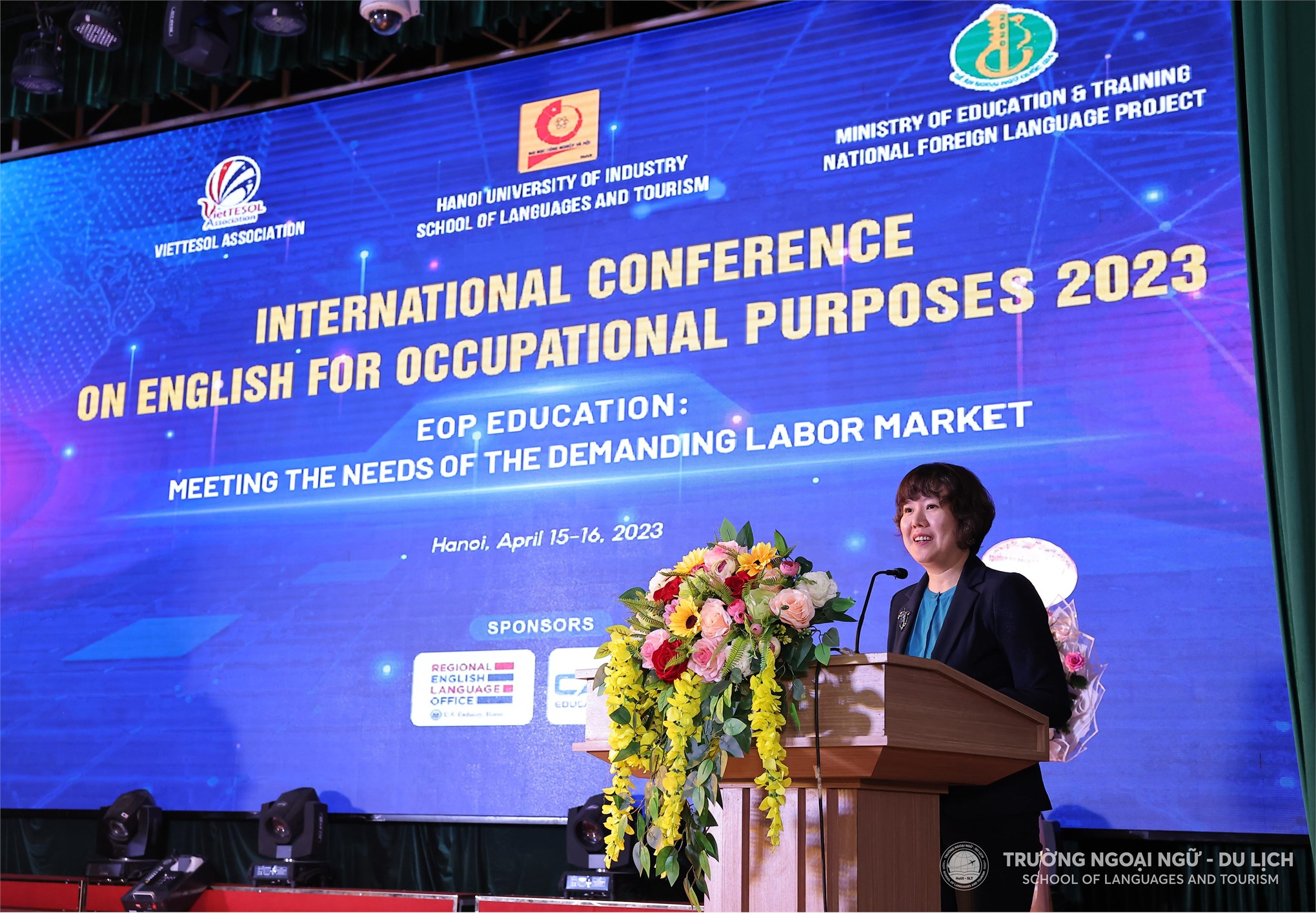 Bà Nguyễn Thị Mai Hữu – Trưởng Ban Đề án Ngoại ngữ Quốc gia, Bộ Giáo dục – Đào tạo