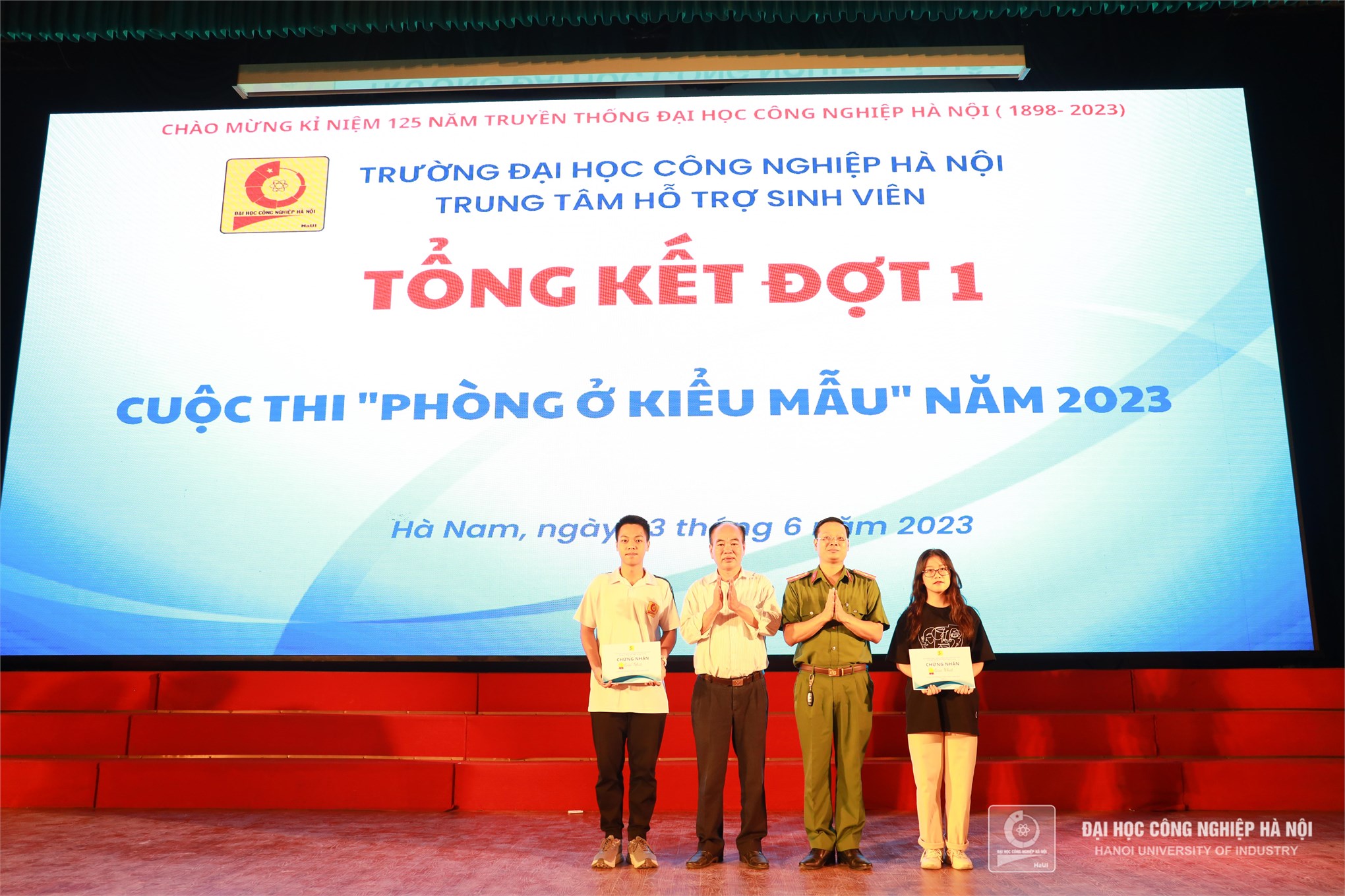 Sinh viên Trường Ngoại ngữ - Du lịch, Trường Đại học Công nghiệp Hà Nội đạt giải Nhất Chương trình “Sinh viên với công tác phòng, chống ma túy