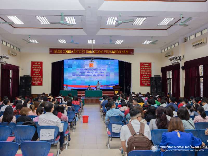 Hội nghị viên chức, người lao động, tổng kết năm học 2022 - 2023 và triển khai nhiệm vụ năm học 2023 – 2024