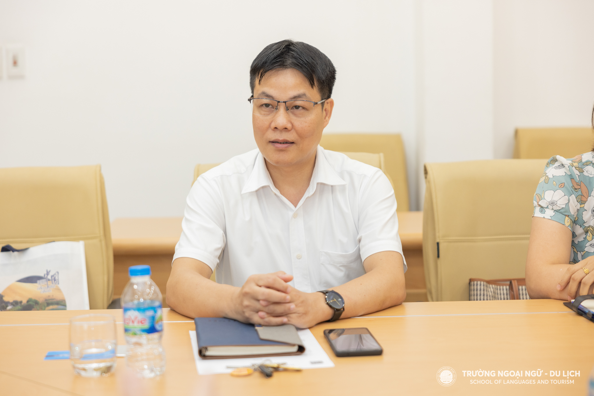 Trường Ngoại ngữ - Du lịch gặp mặt và kết nối hợp tác với Trung tâm văn hóa Trung Quốc tại Hà Nội