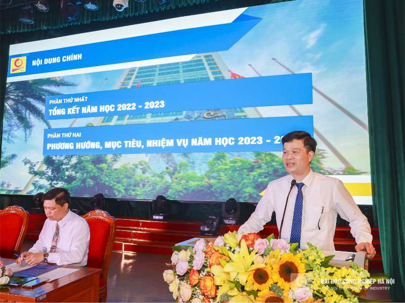 Hội nghị viên chức, người lao động Trường Đại học Công nghiệp Hà Nội năm 2023