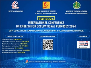 International Conference On English For Occupational Purposes 2024 “EOP Education: Empowering Learners for a Globalized Workforce”