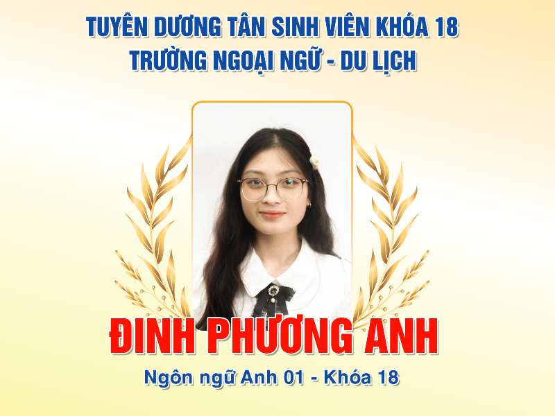 Đinh Phương Anh: Thủ khoa đầu vào ngành Ngôn ngữ Anh với tấm lòng nhân ái