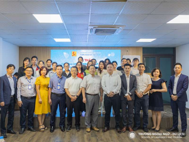 Hội thảo triển khai chương trình thực tập tốt nghiệp Nhật Bản cho sinh viên Đại học khóa 15, 16 ngành Ngôn ngữ Nhật Bản, Ngôn ngữ Anh