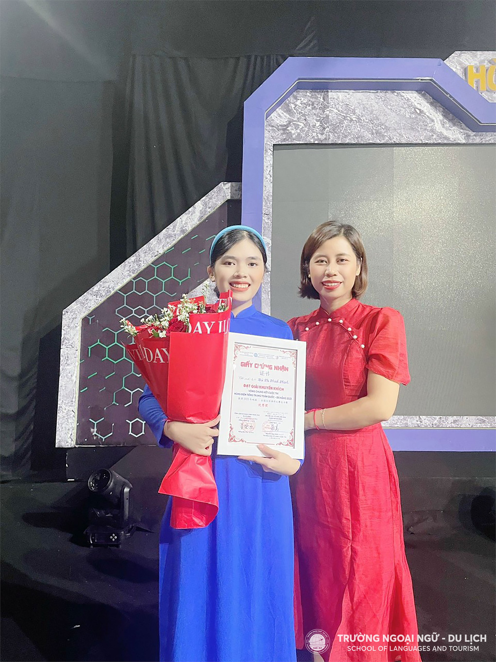 Sinh viên Khoa Ngôn ngữ Trung Quốc, Trường Ngoại ngữ - Du lịch tham gia vòng chung kết Cuộc thi hùng biện tiếng Trung toàn quốc – Đà Nẵng 2023