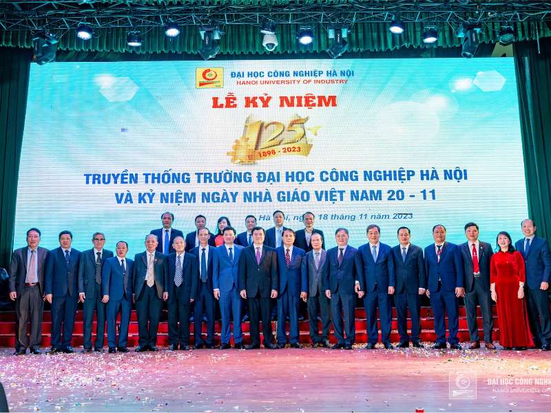 Lễ kỷ niệm 125 năm truyền thống Trường Đại học Công nghiệp Hà Nội (1898 – 2023) và 41 năm Ngày Nhà giáo Việt Nam 20/11