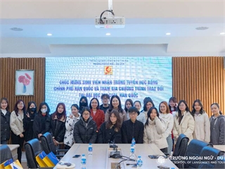 Gặp mặt và chúc mừng sinh viên nhận được học bổng Chính phủ Hàn Quốc và tham gia chương trình trao đổi tại Đại học Pai Chai, Hàn Quốc