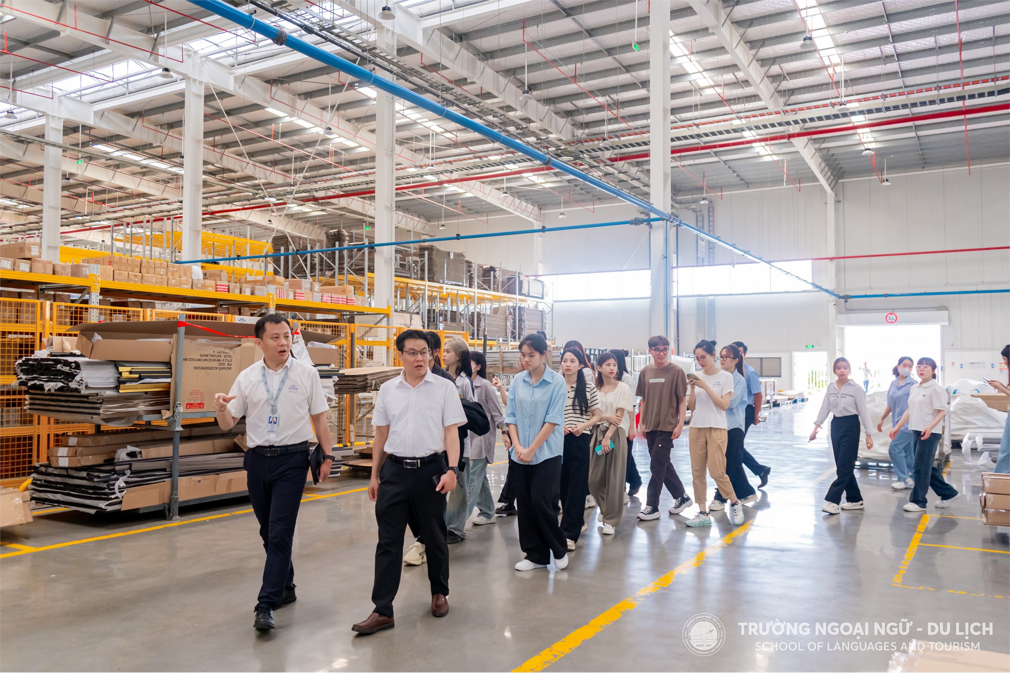 Trường Ngoại ngữ - Du lịch, Đại học Công nghiệp Hà Nội tổ chức tham quan thực tế tại Công ty TNHH Công nghiệp Intco Việt Nam.