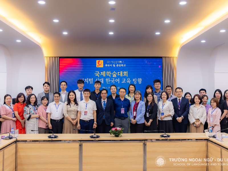 Hội thảo khoa học quốc tế “Xu hướng đào tạo tiếng Hàn Quốc trong thời đại số”