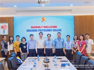 Trường Ngoại ngữ - Du lịch tiếp đón Trường Yangcheng Polytechnic college, Trung Quốc đến thăm và làm việc.