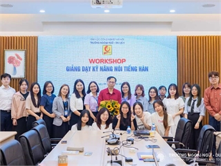 Trường Ngoại ngữ - Du lịch tổ chức workshop “Giảng dạy kỹ năng nói tiếng Hàn”