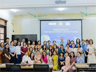 Workshop “Sử dụng trí tuệ nhân tạo (AI) trong giảng dạy tiếng Anh”