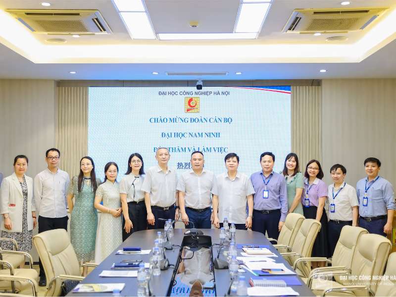 Đại học Công nghiệp Hà Nội mở rộng liên kết đào tạo quốc tế với Đại học Nam Ninh, Trung Quốc