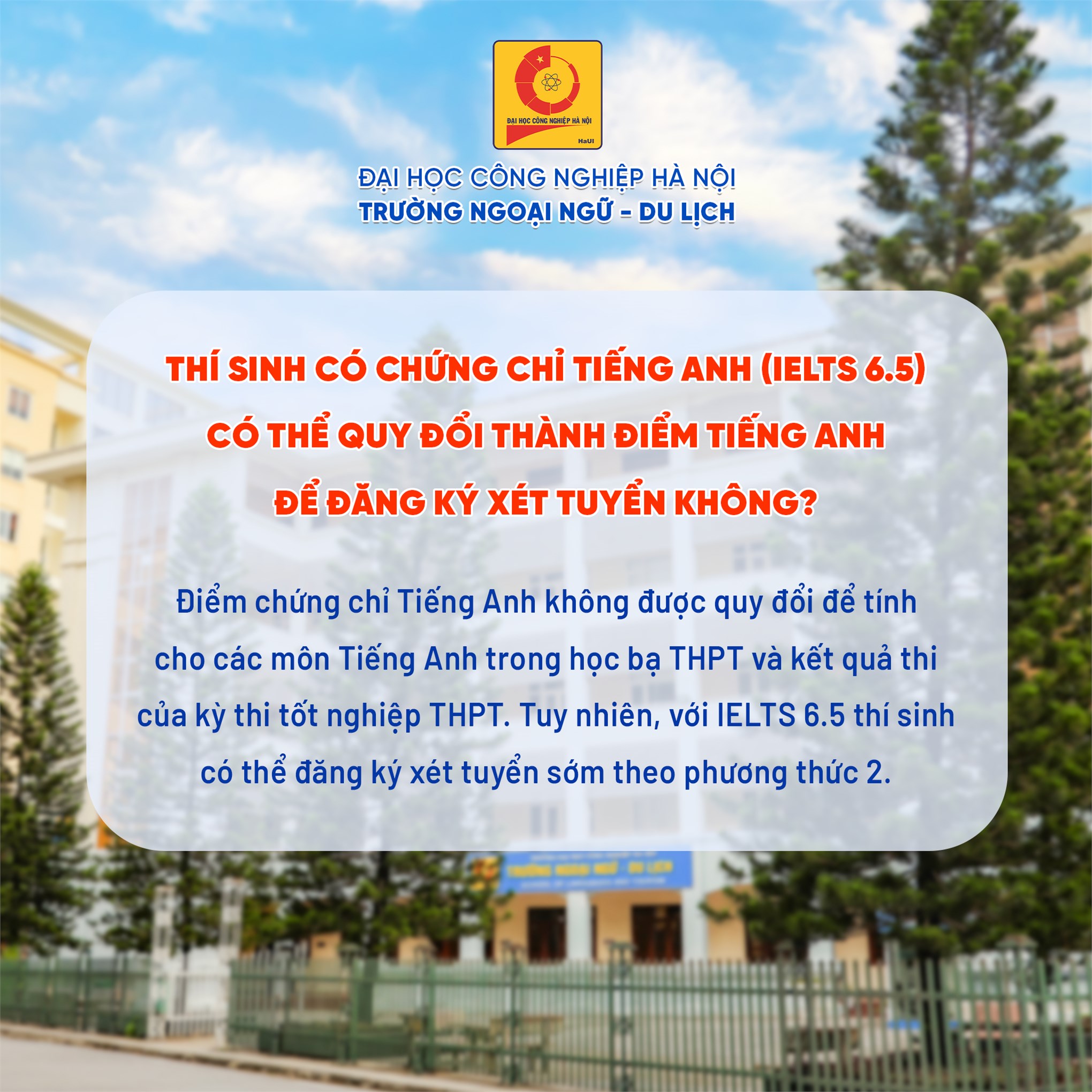 Giải đáp một số thắc mắc khi thí sinh đăng ký xét tuyển sớm đại học chính quy năm 2024