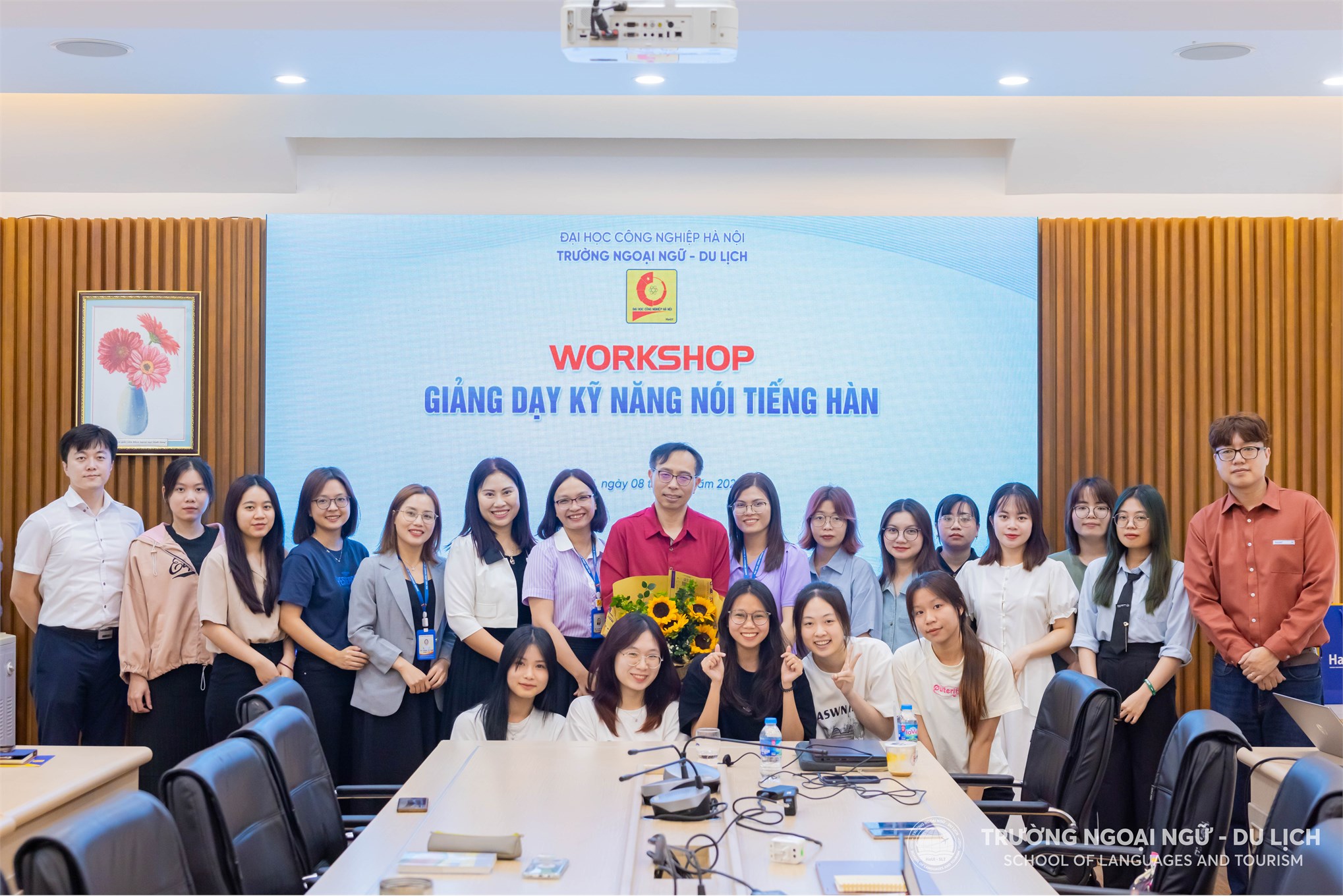 Trường Ngoại ngữ - Du lịch tổ chức workshop “Giảng dạy kỹ năng nói tiếng Hàn”