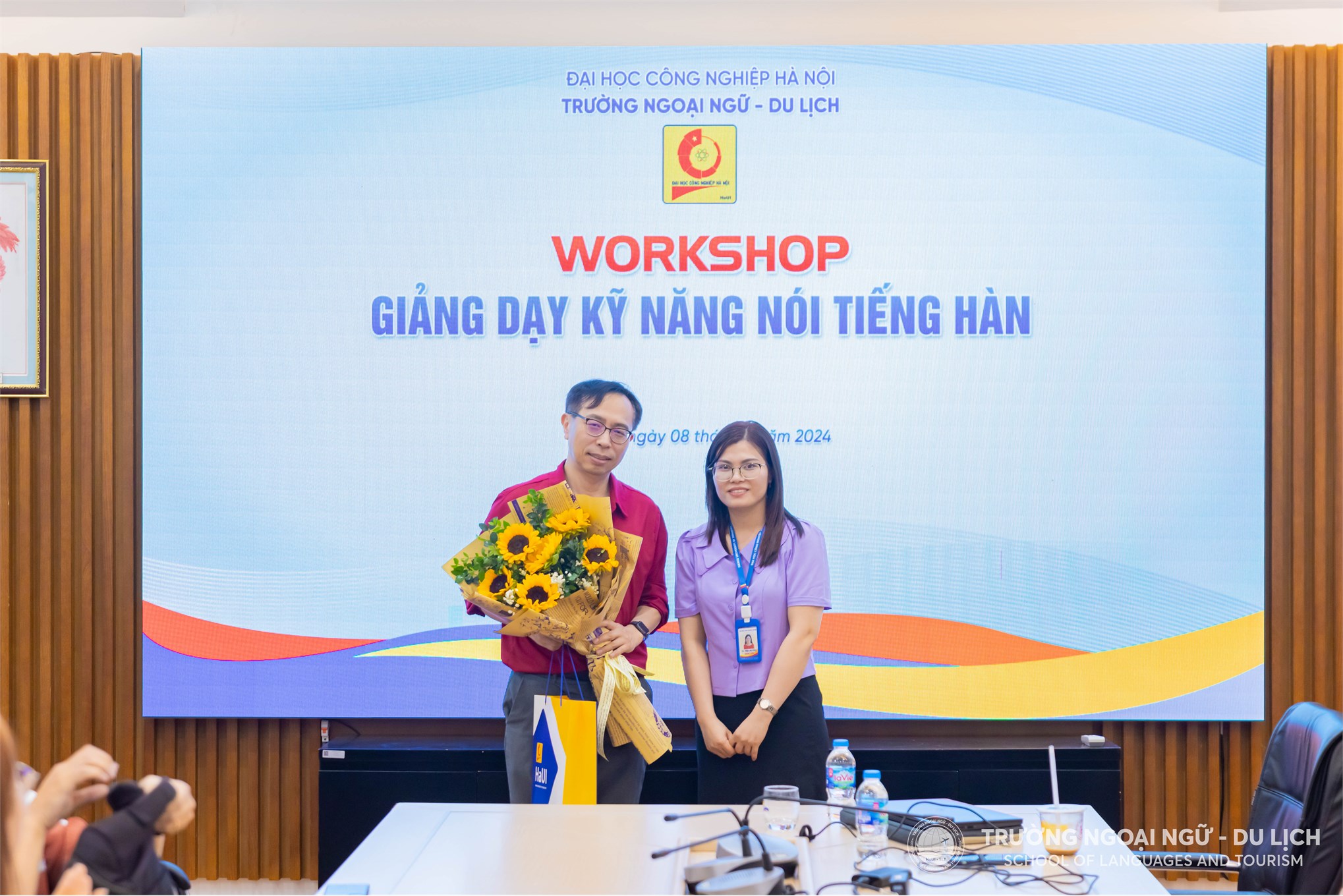 Trường Ngoại ngữ - Du lịch tổ chức workshop “Giảng dạy kỹ năng nói tiếng Hàn”