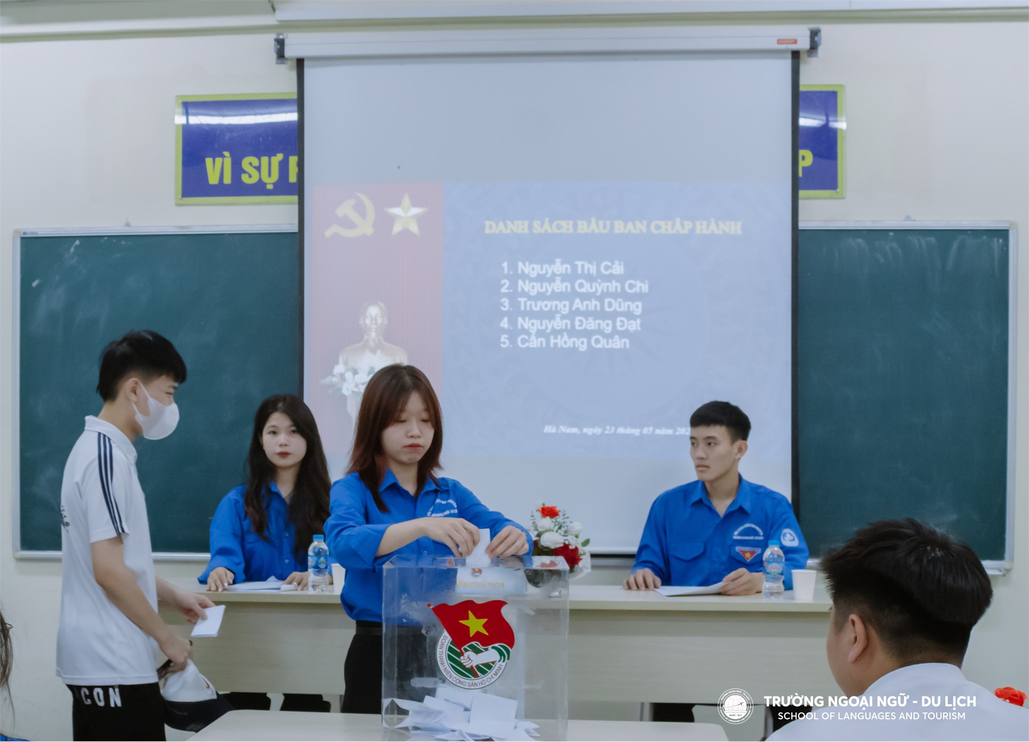 Đại hội Chi đoàn các lớp đại học khóa 18 Trường Ngoại ngữ - Du lịch, Đại học Công nghiệp Hà Nội