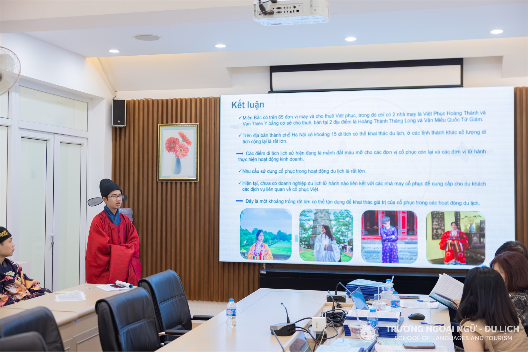 Trường Ngoại ngữ - Du lịch, Trường Đại học Công nghiệp Hà Nội tổ chức nghiệm thu đề tài nghiên cứu khoa học sinh viên